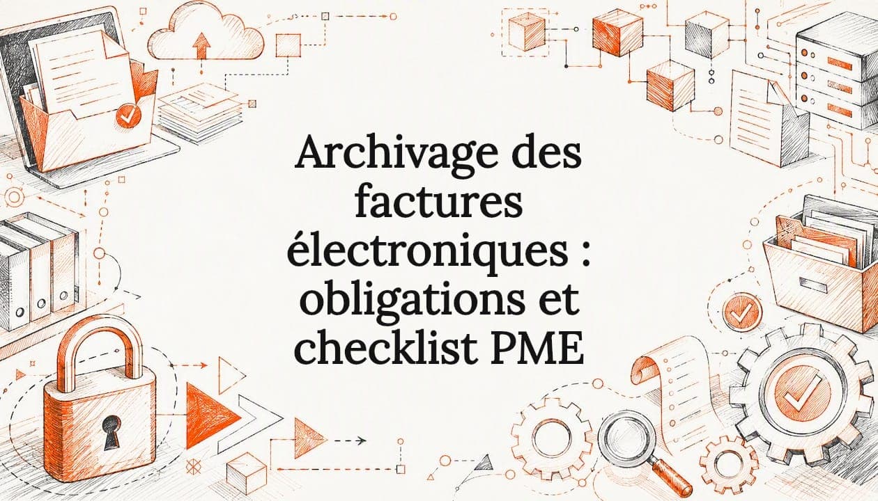 Archivage des factures électroniques : obligations et checklist PME