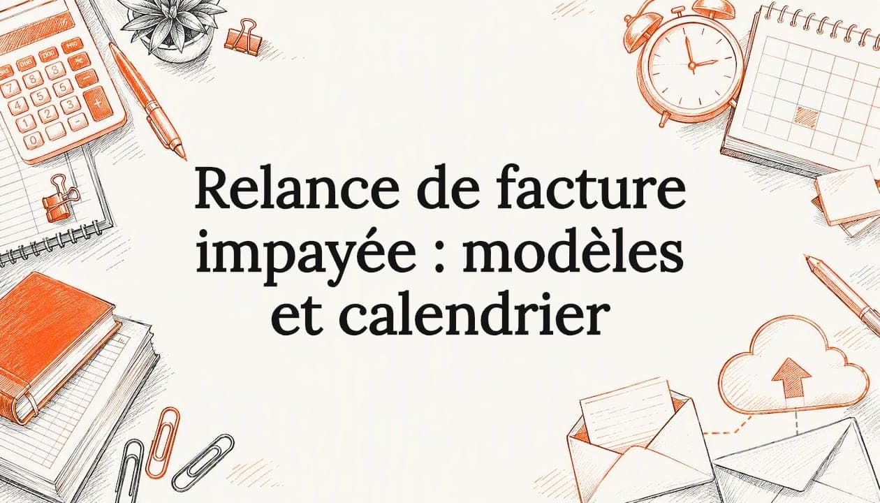 Relance de facture impayée : modèles et calendrier
