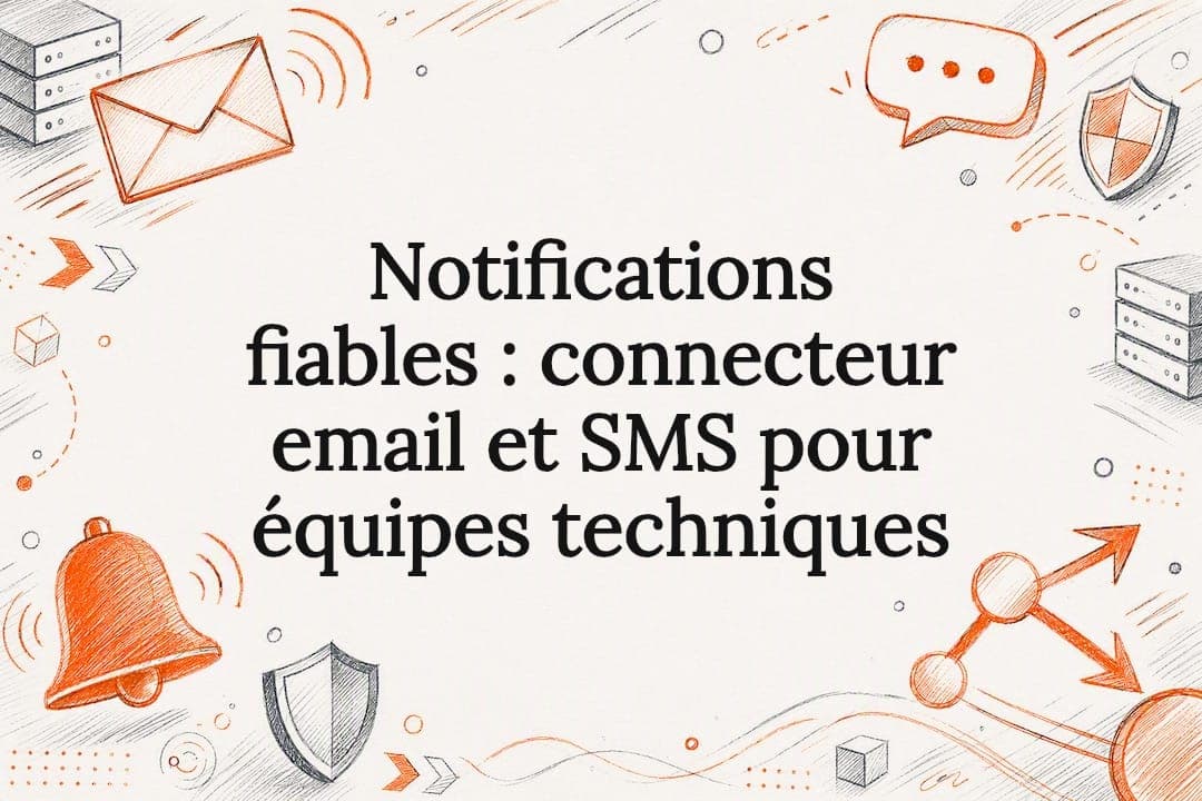Notifications fiables : connecteur email et SMS pour équipes techniques