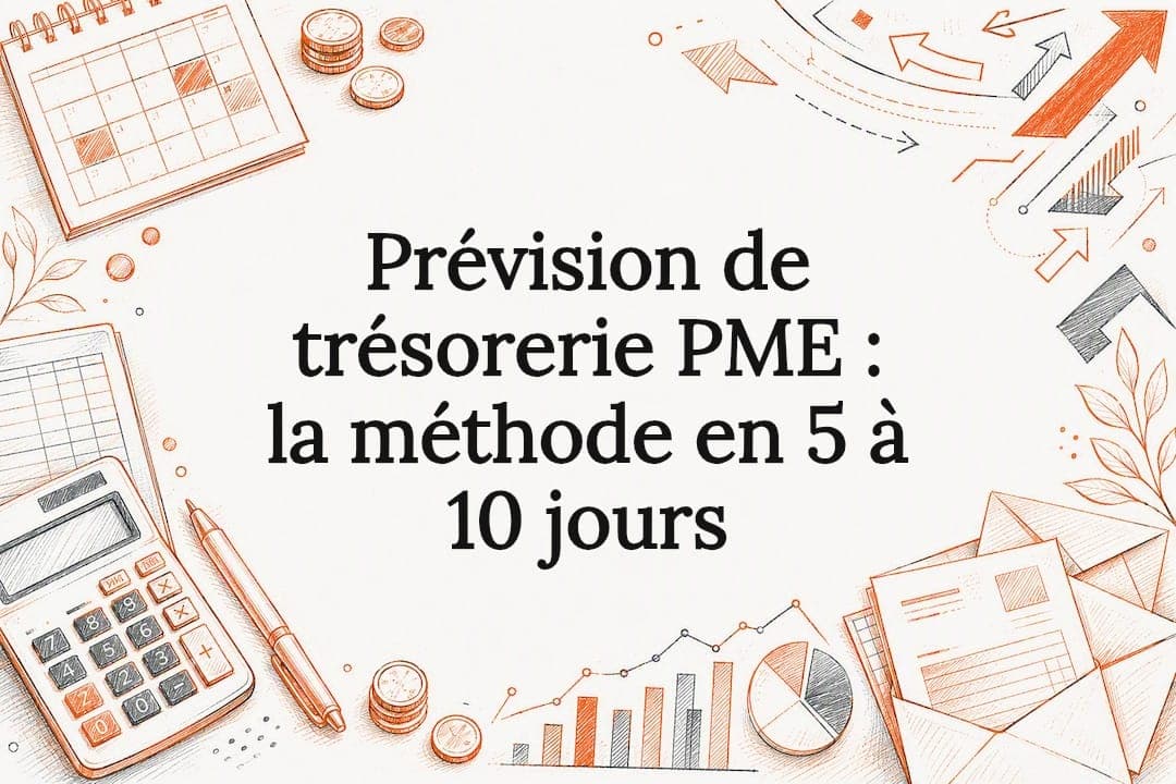 Prévision de trésorerie PME : la méthode en 5 à 10 jours