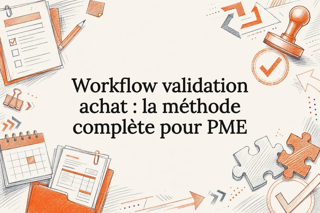 Workflow validation achat : la méthode complète pour PME