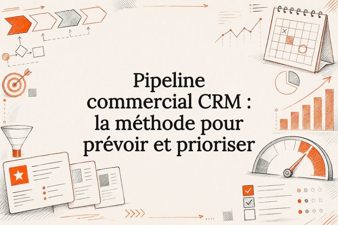 Pipeline commercial CRM : la méthode pour prévoir et prioriser