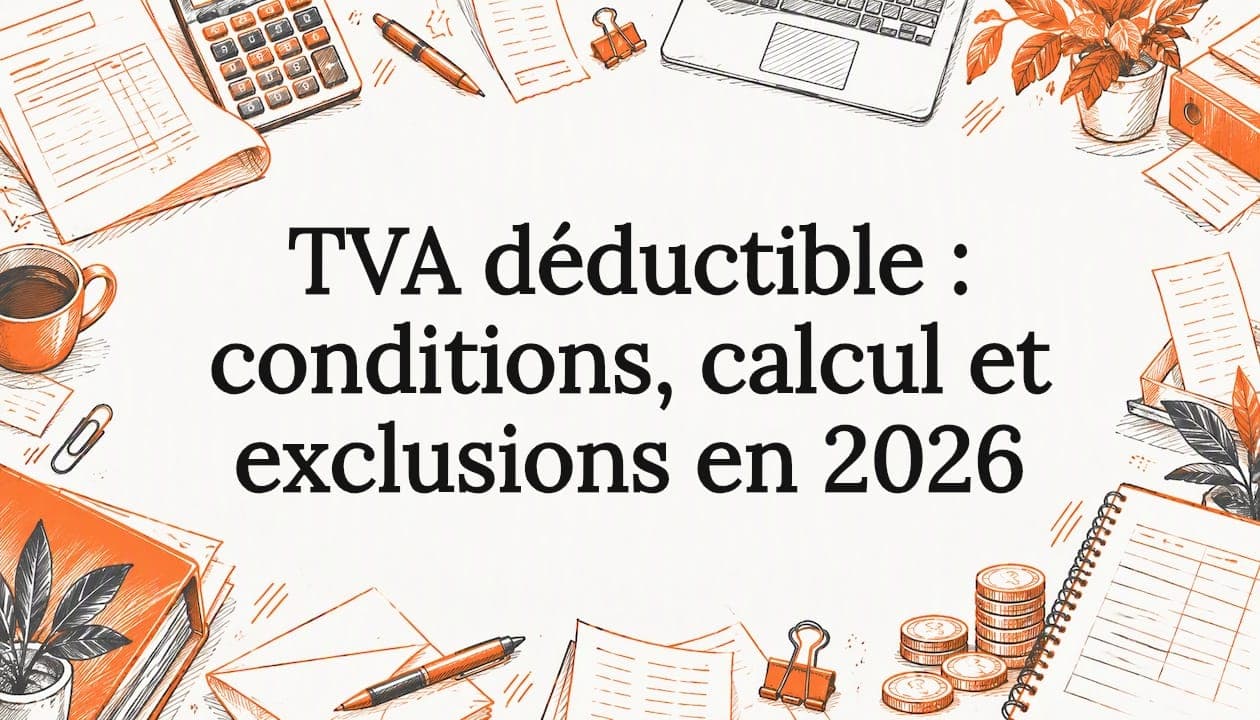 TVA déductible : conditions, calcul et exclusions en 2026