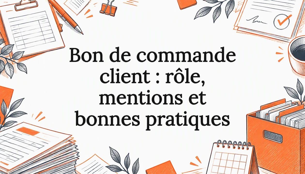Bon de commande client : rôle, mentions et bonnes pratiques