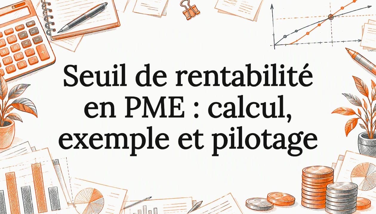 Seuil de rentabilité en PME : calcul, exemple et pilotage